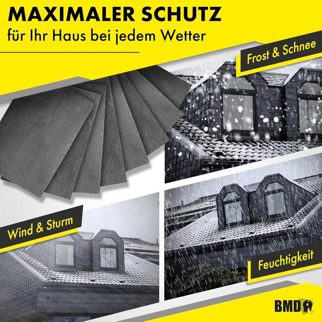 25x25 Naturschiefer Wabe 15qm (480 Stück) Universal Natur Schiefer…, 15qm