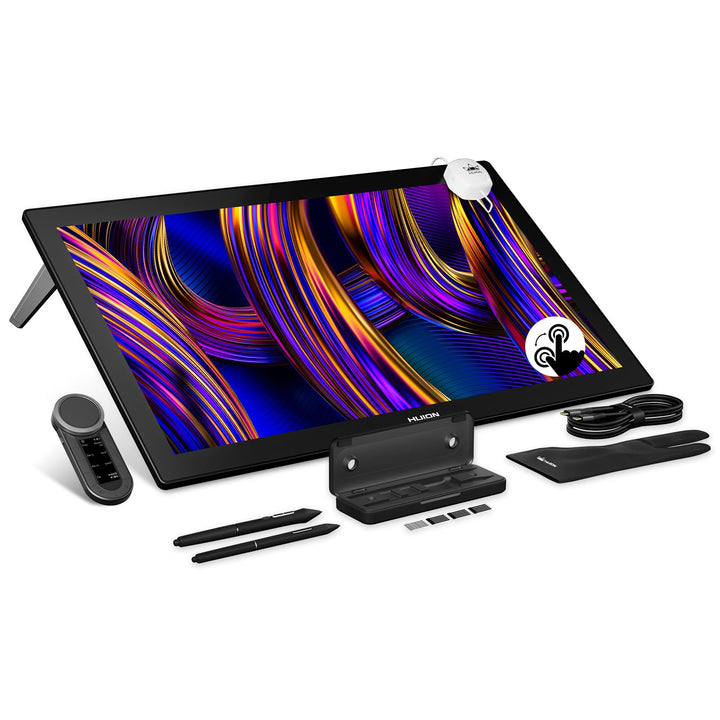 HUION Kamvas Pro 27 (144Hz) 4K UHD Zeichentablett mit Bildschirm, PenTech 4.0 Stylus 16384 Stiftdruc