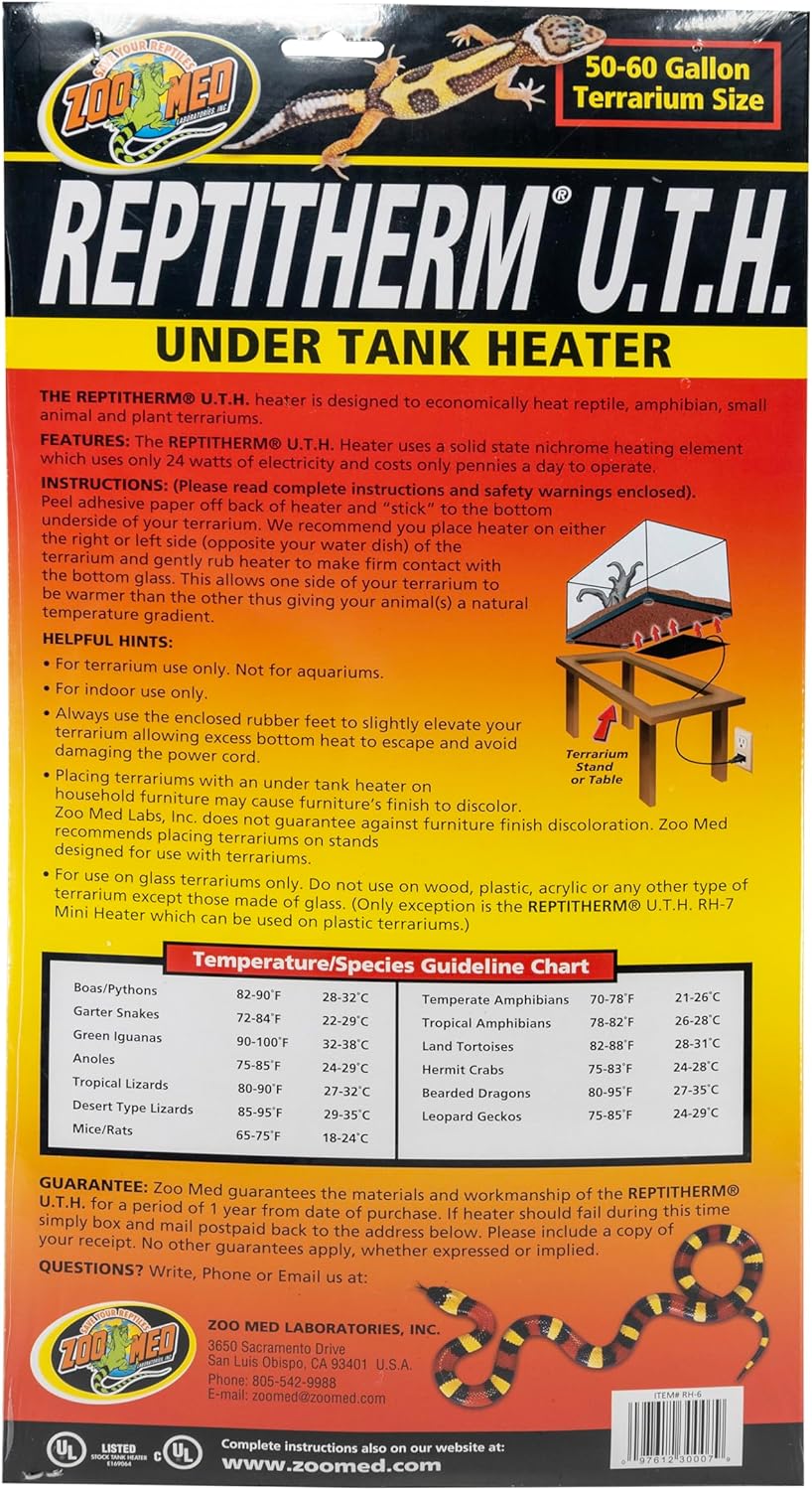 Zoomed Heizmatte 24 Watt (Repti Therm) für Terrarium