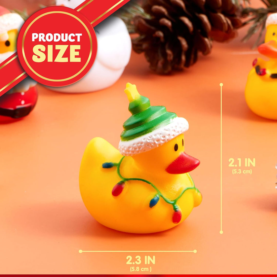 JOYIN Adventskalender 2025 mit Enten, 24-tägiger Countdown-Kalender mit Gummienten, Badeenten-Spielz