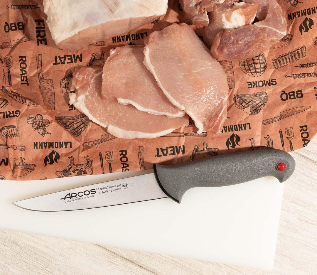 Arcos Fleischermesser Professionell - Edelstahlklinge 160 mm - Ergonomischer Griff - Ideal für Fleis