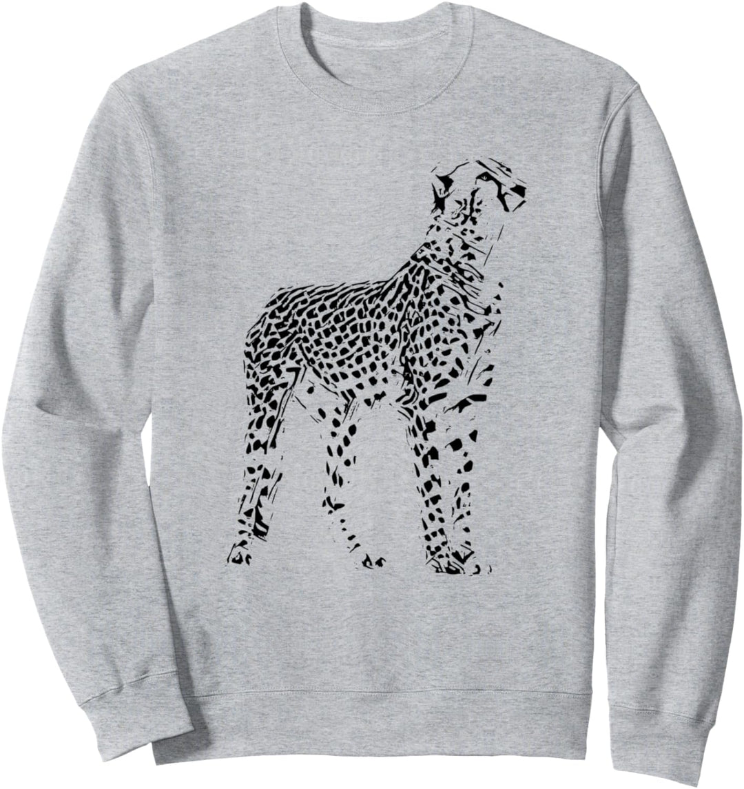 Gepard Motiv Raubkatzen Afrika Katzen Tiere Geparden Sweatshirt