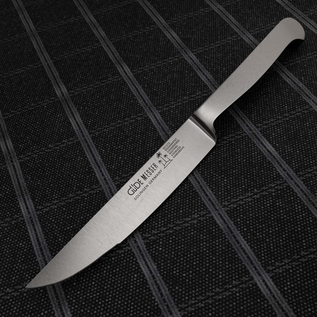 Güde Steakmesser, Chromstahl, Silber