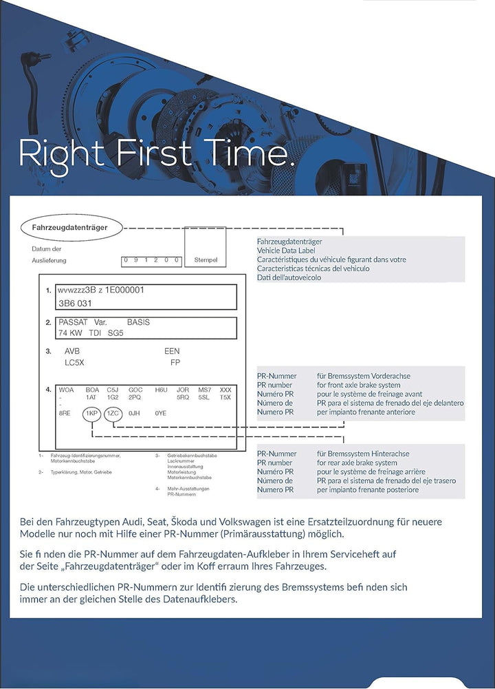 Blue Print ADV184307 Bremsscheibensatz , 2 Bremsscheiben