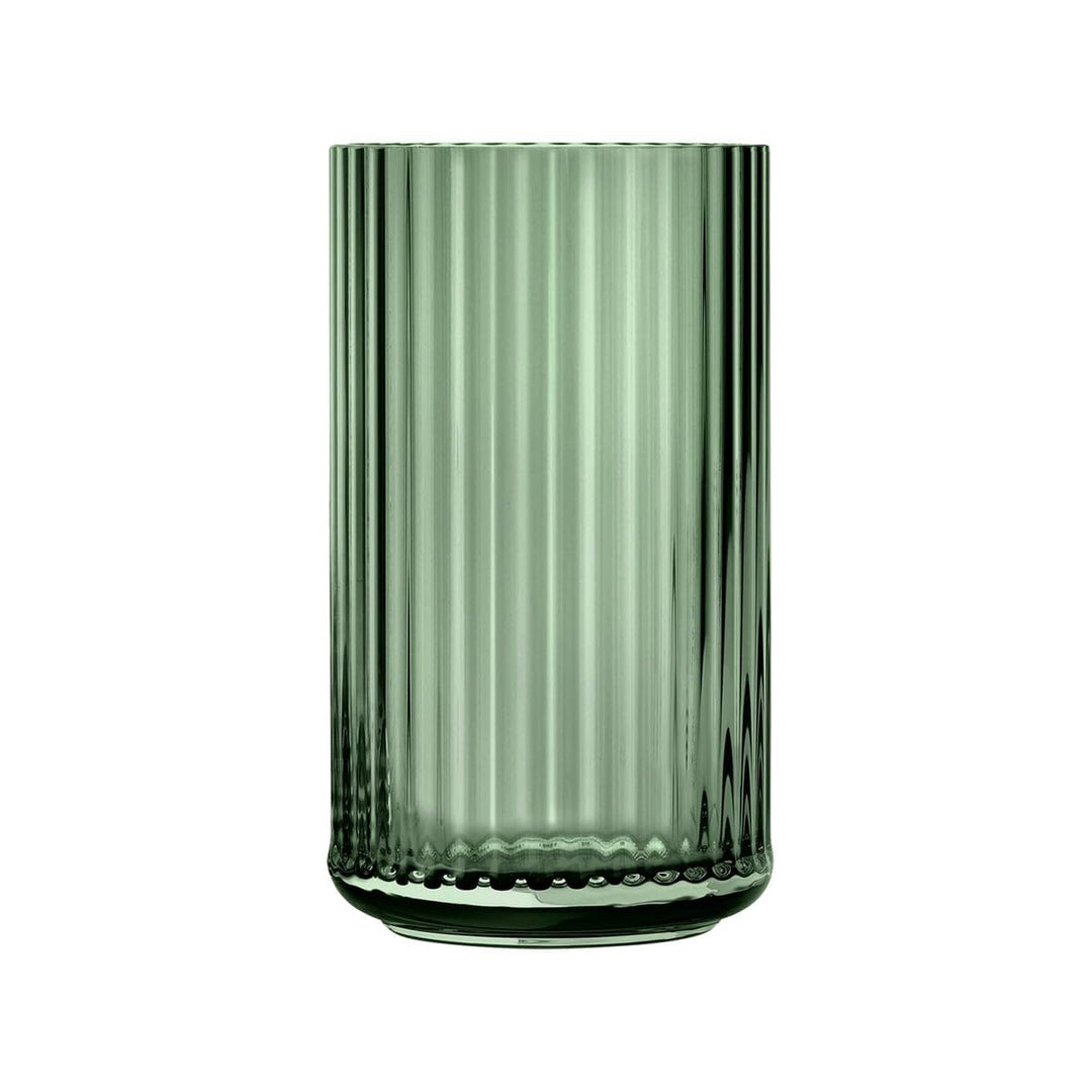 Lyngby Porcelæn Vase H25 cm Lyngby aus mundgeblasenem Glas zeitlos, grün H25 cm Copenhagen Green, H2