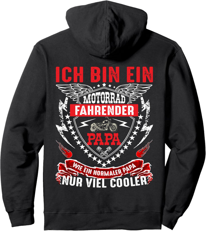 Motorrad Papa Spruch Enduro Motorrad Custom Bike Vater Pullover Hoodie