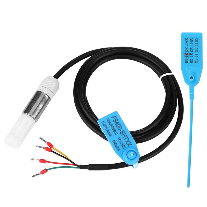 Staubdichter FS400-SHT3X Digitale Boden-Temperatur-Feuchtesensor-Sonde aus Edelstahl und Kunststoffg