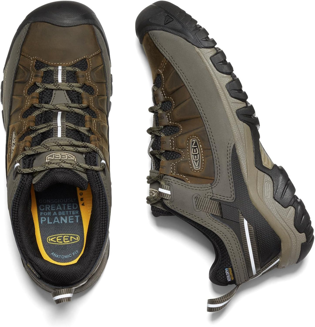 KEEN Herren Targhee 3 Waterproof Wanderschuh 41 EU Bungee Cord Schwarz, 41 EU Bungee Cord Schwarz
