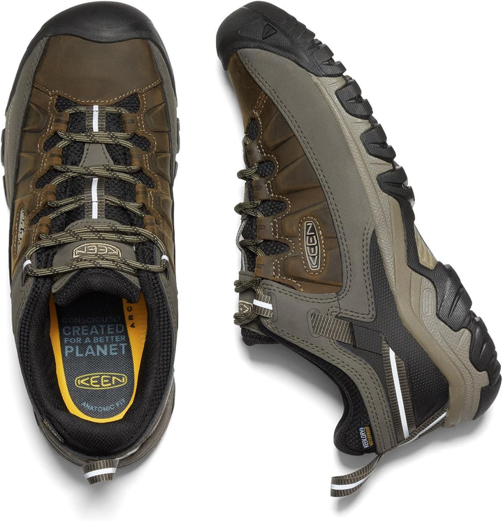 KEEN Herren Targhee 3 Waterproof Wanderschuh 41 EU Bungee Cord Schwarz, 41 EU Bungee Cord Schwarz