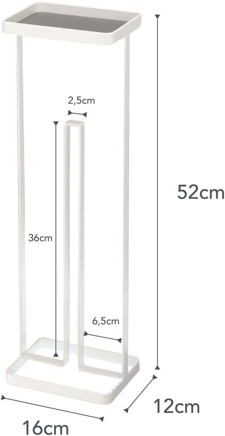 Toiletpaper Holder Open - Tower - white Weiss, Weiss