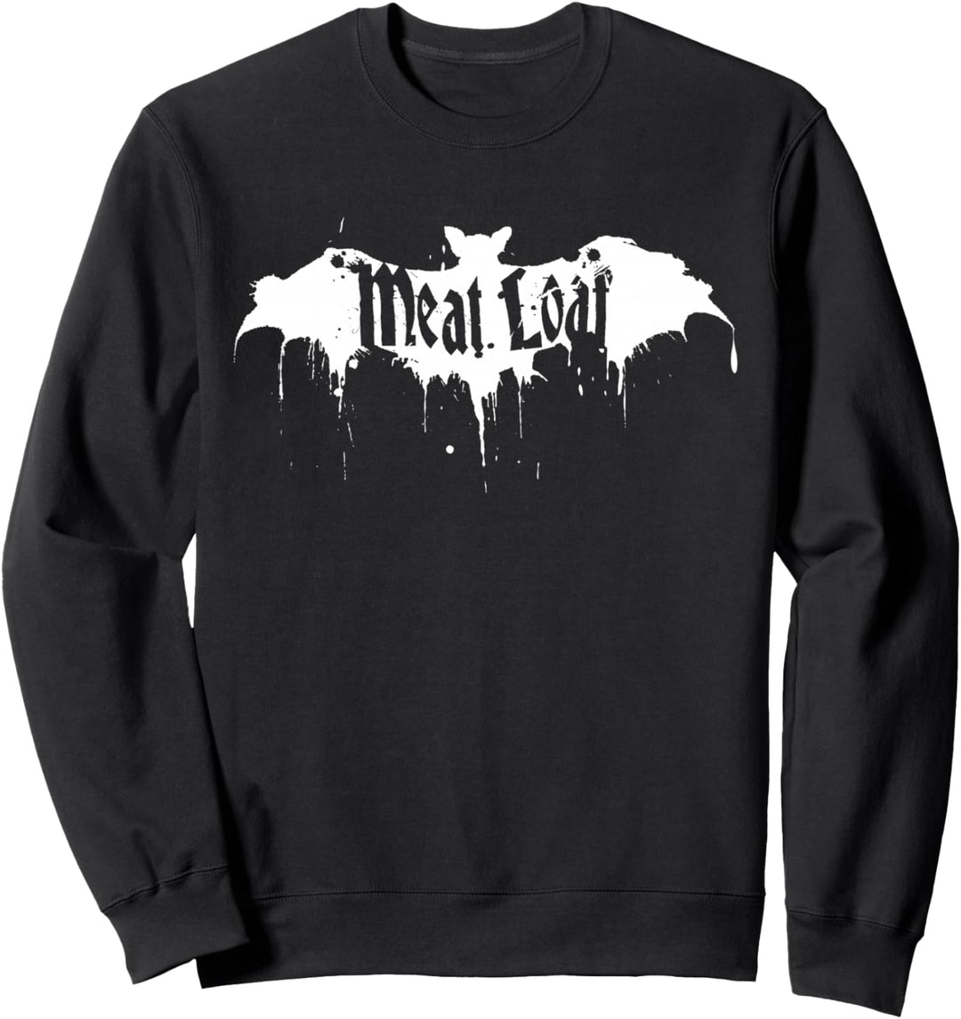 Meat Loaf Bloody Bat Logo Sweatshirt