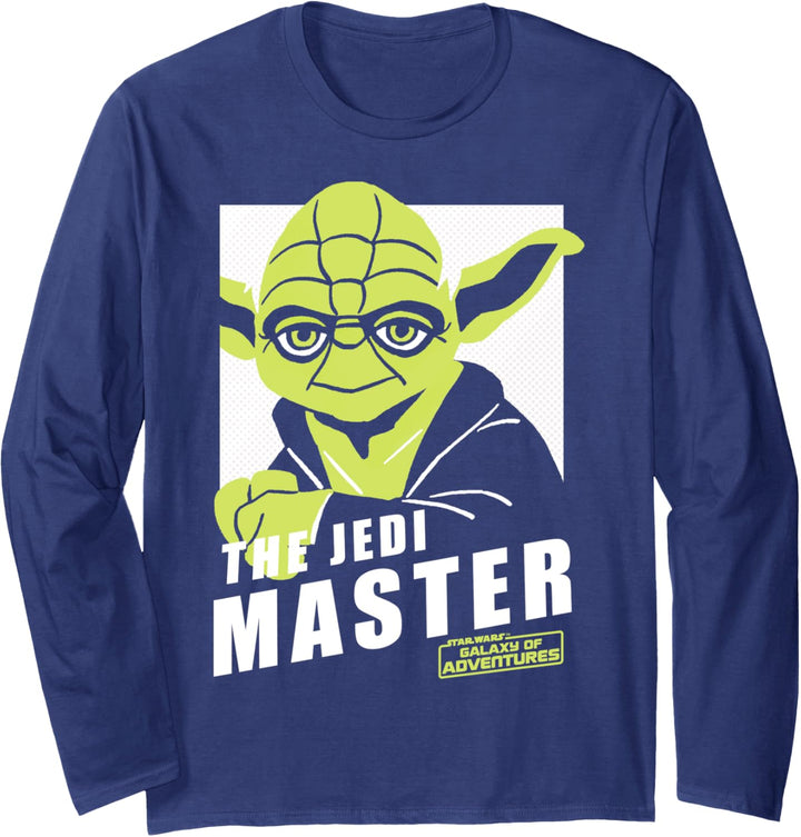 Star Wars Galaxy Of Adventures Yoda The Jedi Master Langarmshirt