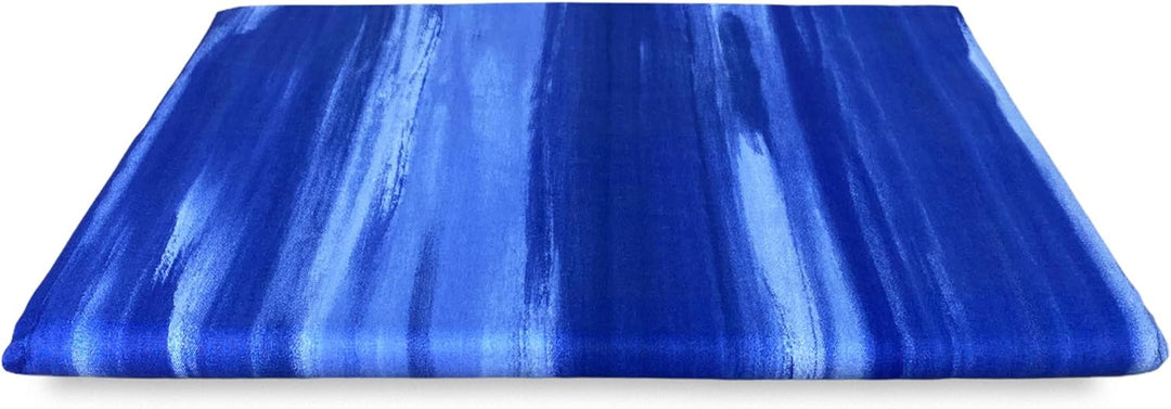 Tex Family Tagesdecke Gran Foulard Tagesdecke Sofaüberwurf Stoff Rio Blau - Einzelbett, Einzelbett