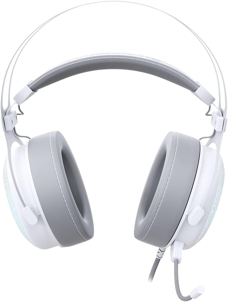 Newskill Kimera V2 Ivory 7.1 Gaming-Kopfhörer kompatibel mit PC und PS4 in weiss Ivory weiss, Ivory
