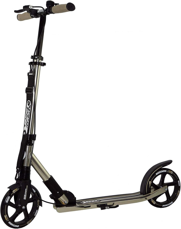 Best Sporting High End Scooter Erwachsene I klappbarer Roller mit Ständer, Handbremse, Klingel und T