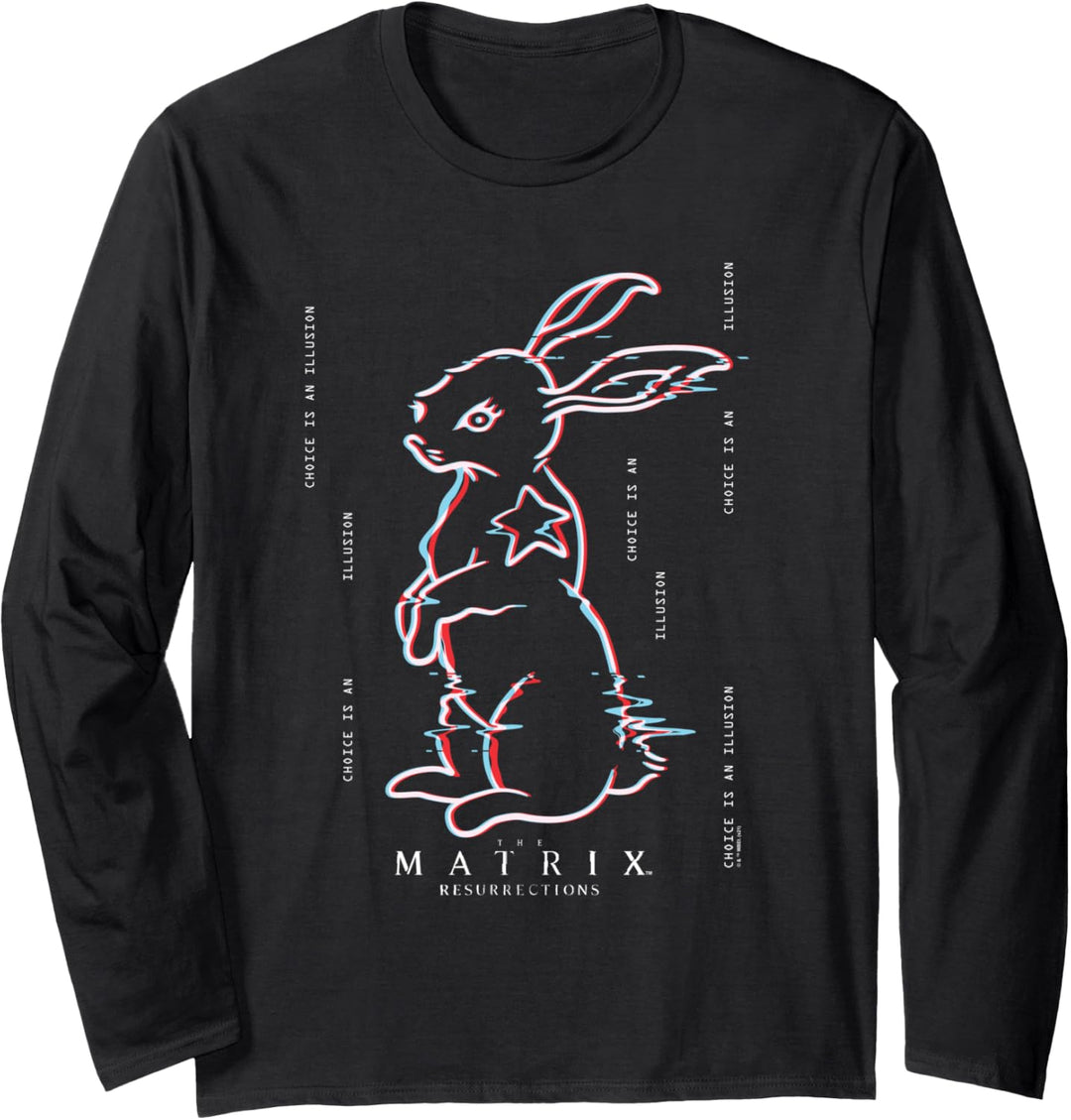 The Matrix 4 Illusion Rabbit Langarmshirt