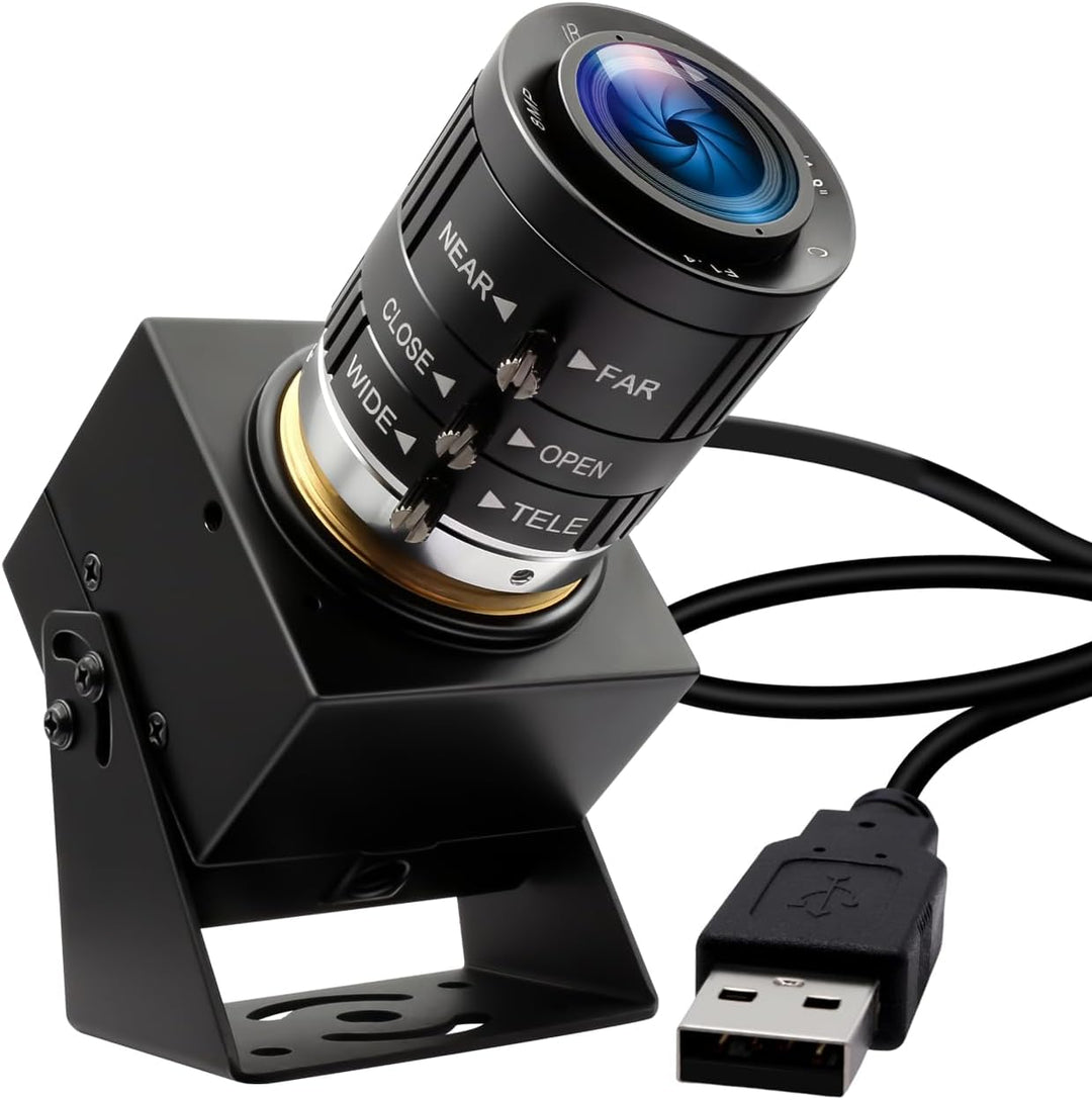 ELP 120fps USB Kamera 4K High Speed Webcam Golfschwungkamera 12MP mit 3-Fach manuellem optischem Z