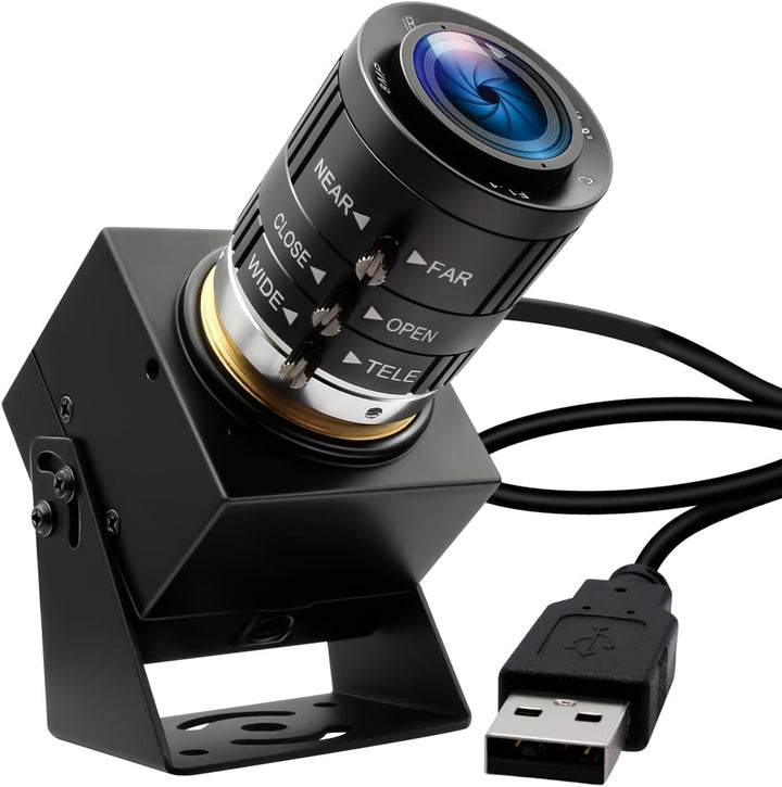 ELP 120fps USB Kamera 4K High Speed Webcam Golfschwungkamera 12MP mit 3-Fach manuellem optischem Z