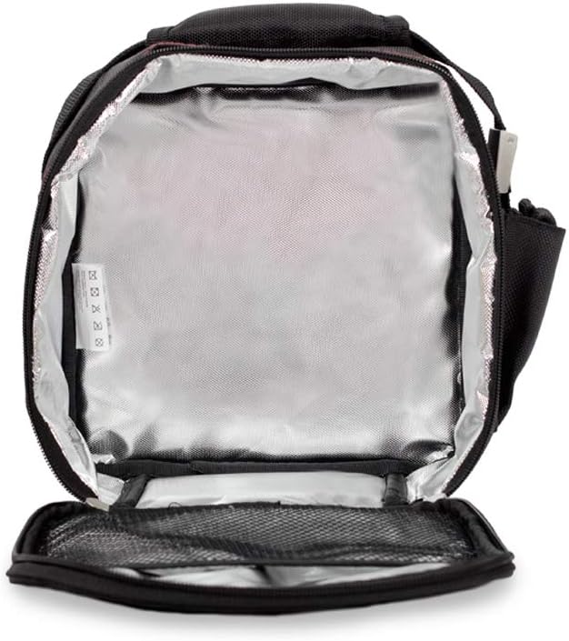 Valira Porta Lebensmittel. Weich 25x12x24 cm Schwarz, Weich