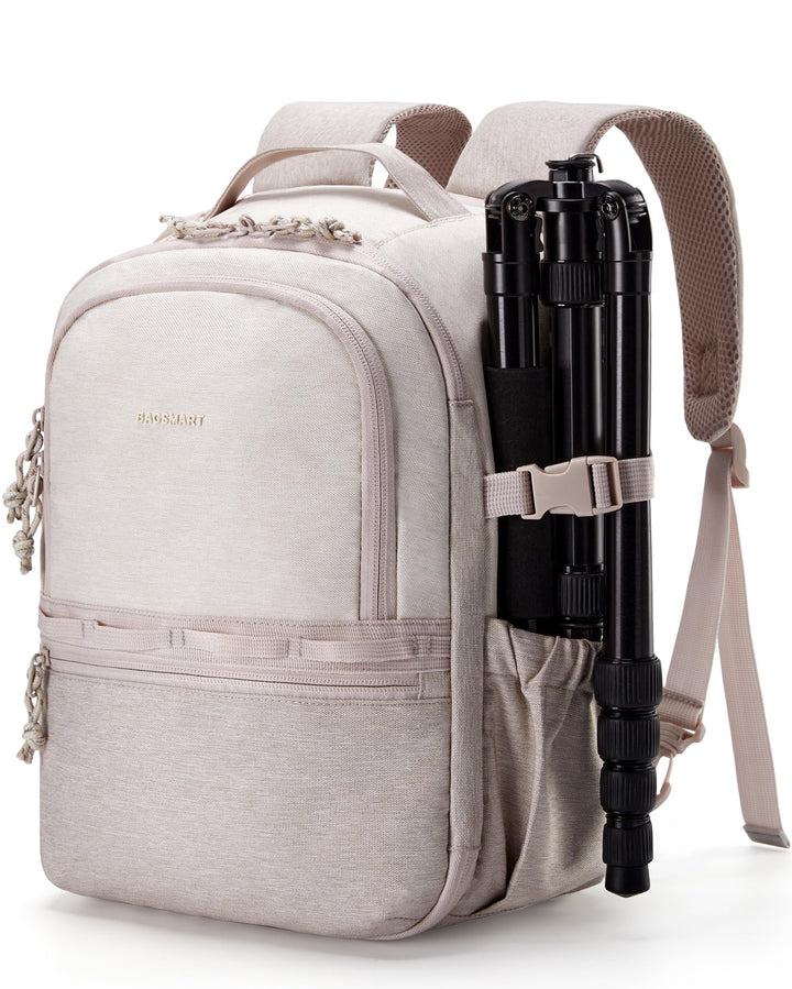 bagsmart Kamerarucksack,DSLR SLR Klein Kameratasche für Fotografen Kompatibel,Schultergurt 2-in-1 Re