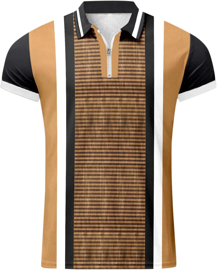 Herren Sommer T-Shirt Polo Kragen Slim Fit Baumwolle-Anteil Basic Männer Poloshirts Longsleeve-Sweat