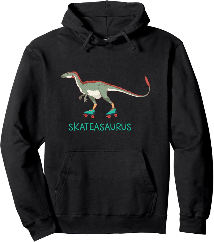 Skateasaurus Dinosaurier Dino Trex Skateboarder Geschenk Pullover Hoodie