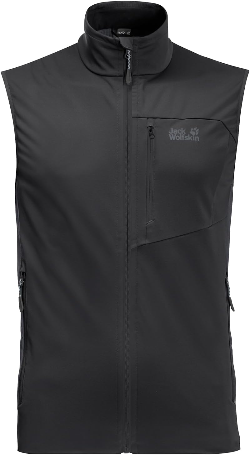 Jack Wolfskin Herren Highest Peak Vest M Weste S Schwarz, S Schwarz