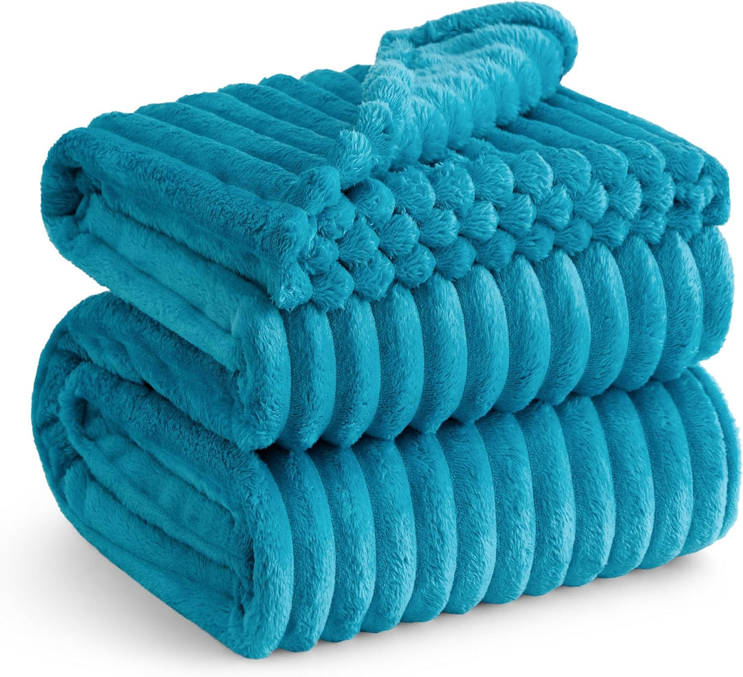 BEDSURE Kuscheldecke Flauschig Decke Fleecedecke – Weiche Warme Grobe Korddecke Gemütlicher Sofadeck