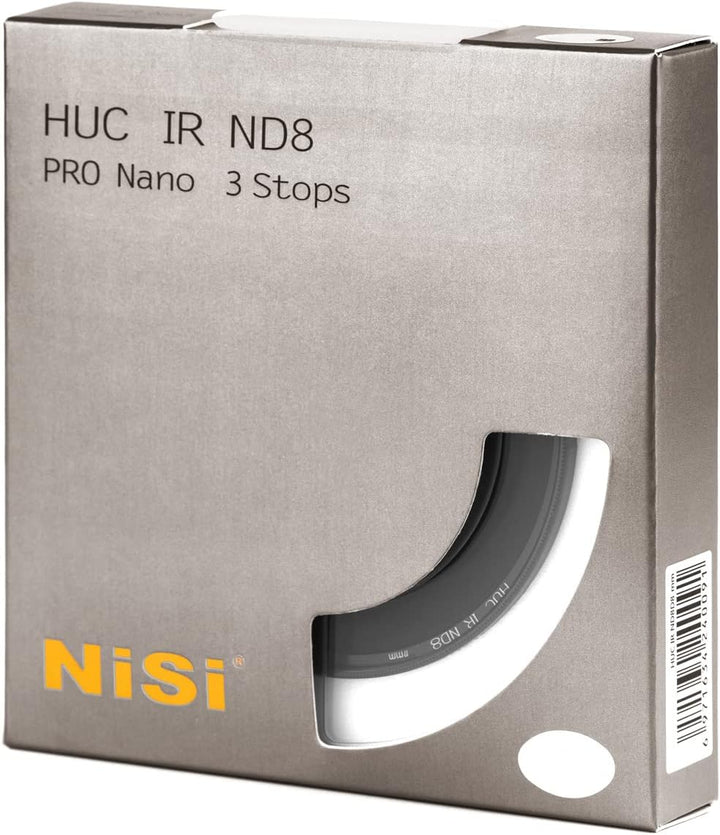 NiSi HUC IR ND8 ND0,9 (3 Blenden) ND Filter 55mm - Neutral Graufilter aus Optisches Glas mit Pro Nan