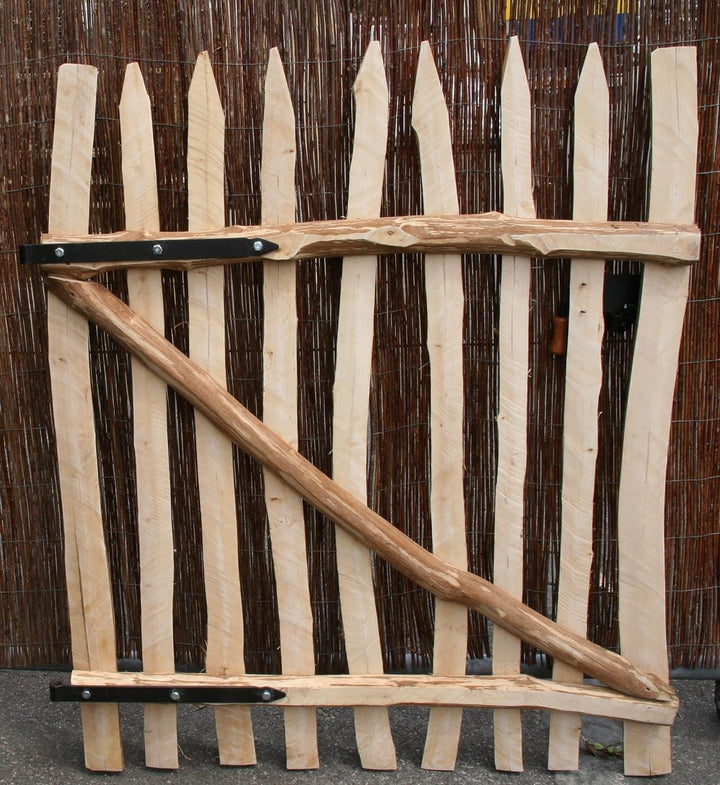WEIDENPROFI Staketentor, Bauerngarten Gartentüre aus Haselnussholz, Grösse (BxH): 100 x 90 cm Tor (B