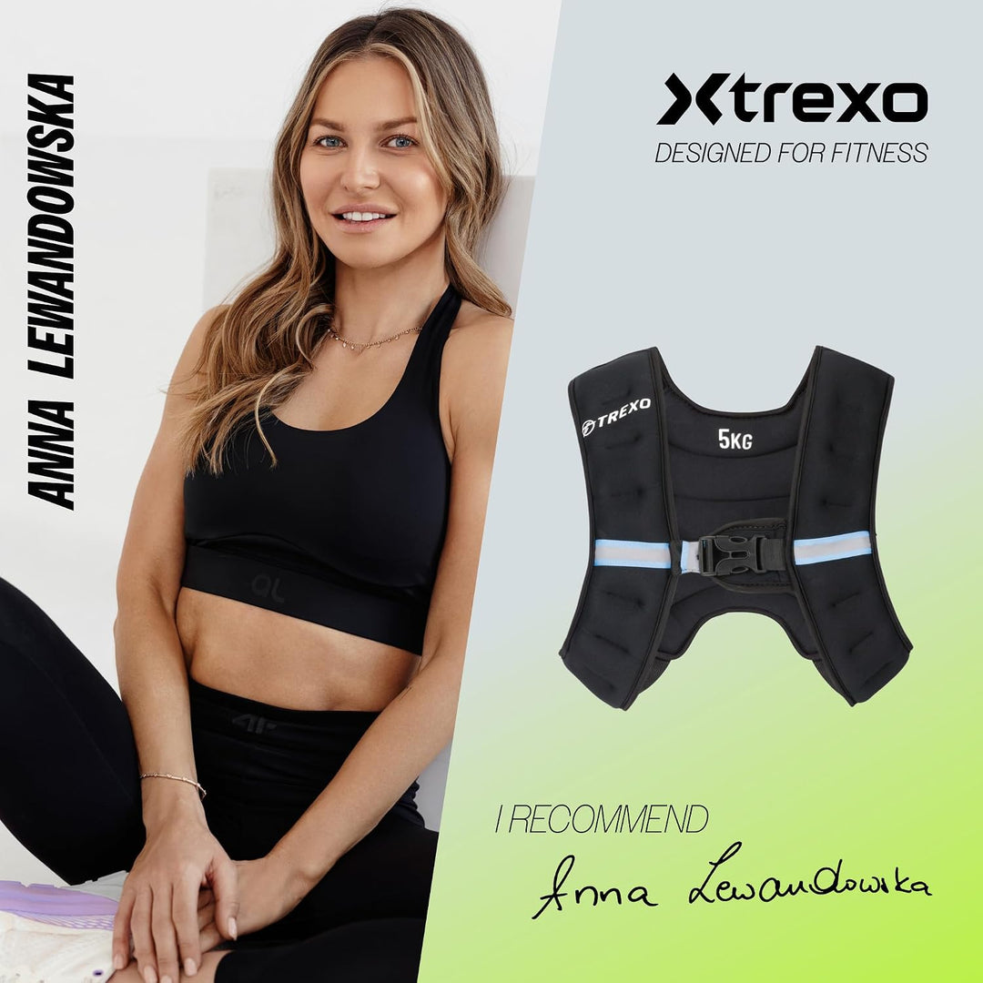 Trainingsweste mit Gewichten 5/8/10 KG 5 KG, 5 KG