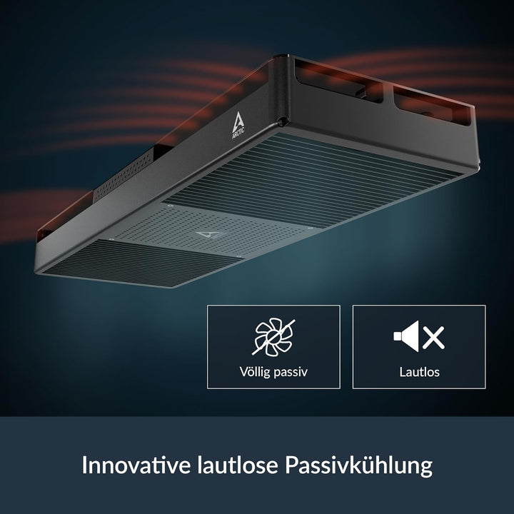 ARCTIC Senza 5700G No OS - Passiv gekühlter, lautloser PC zur Montage unter dem Tisch, ohne Betriebs
