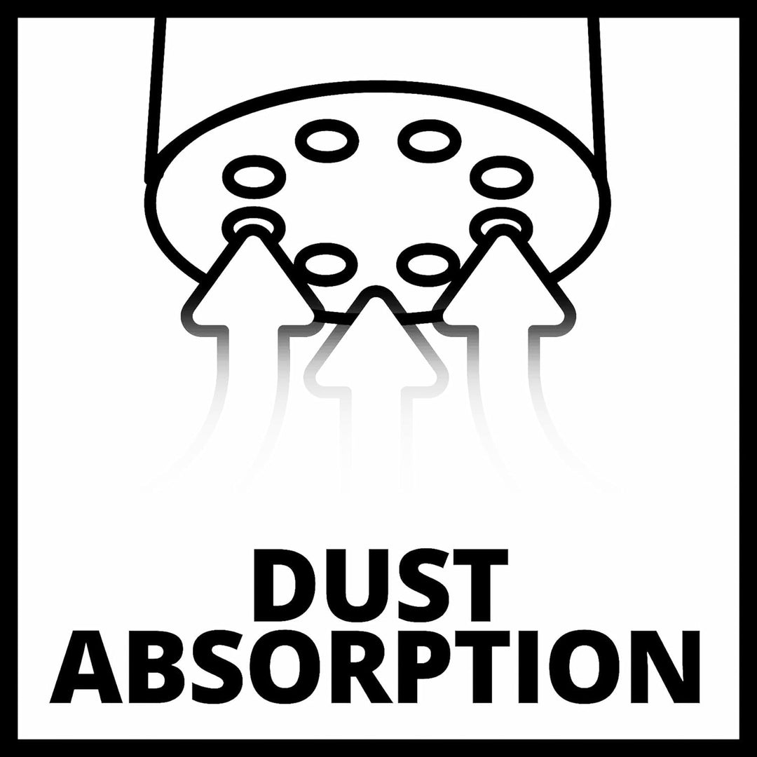 Einhell Trockenbauschleifer TC-DWS 225 (1220 W, Schleifteller mit Bürstenkranz, integrierte Staubabs