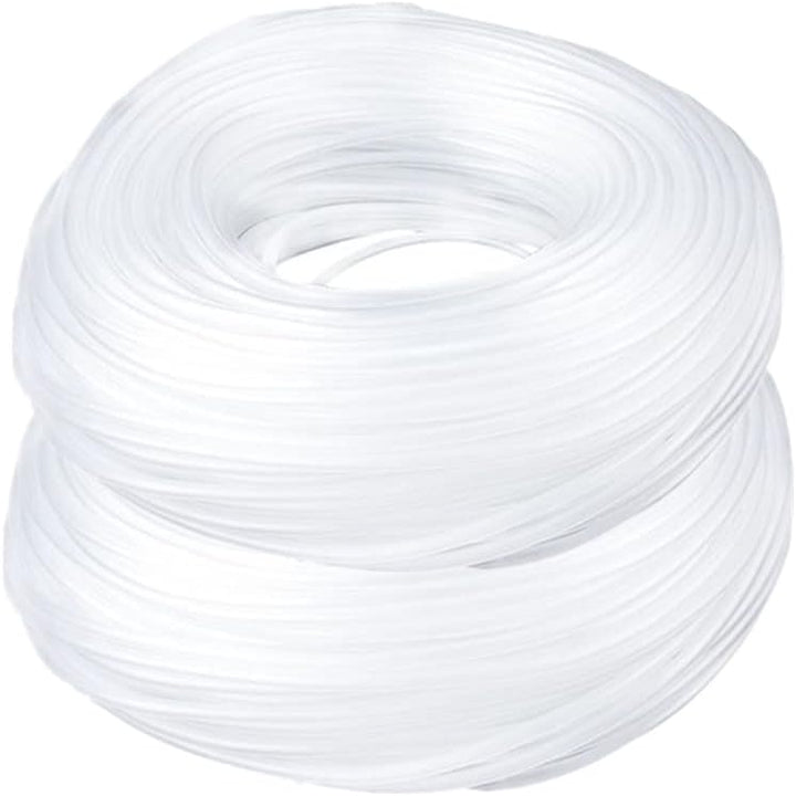 TEN-HIGH 10m Lebensmittelqualität Silikonschlauch transparent 5mm ID x 8mm AD für Lebensmittel Masch