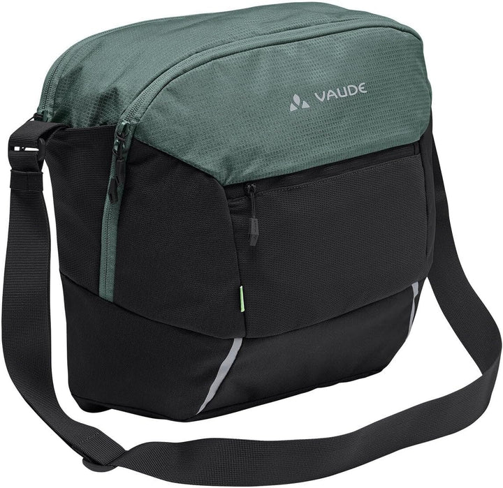 VAUDE Unisex Cycle Messenger M Fahrradtaschen Einheitsgrösse Black/Dusty Forest, Einheitsgrösse Blac