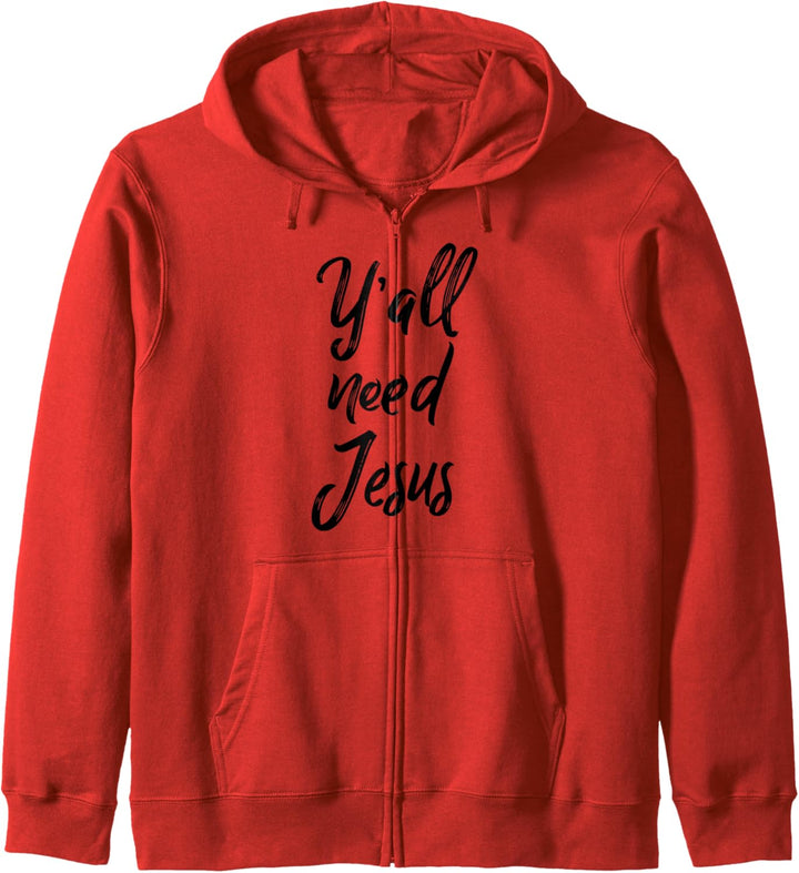 Yall Need Jesus Southern Saying Funny John 3:16 Kapuzenjacke