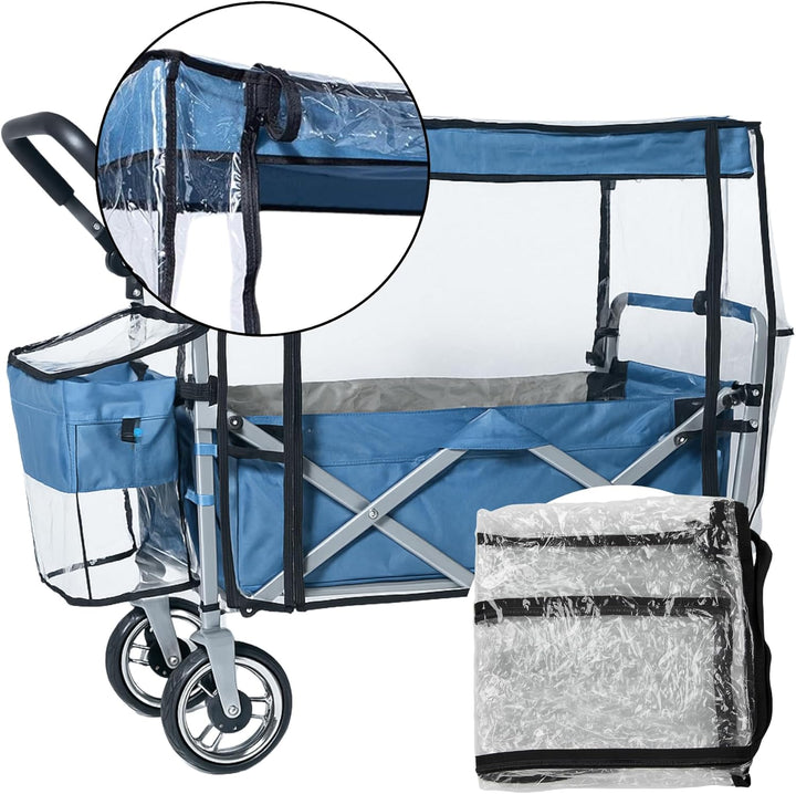 IMLEX Bollerwagen Universal Zubehör Ideal für IM-4268 Bollerwagen (Regenschutz), Regenschutz