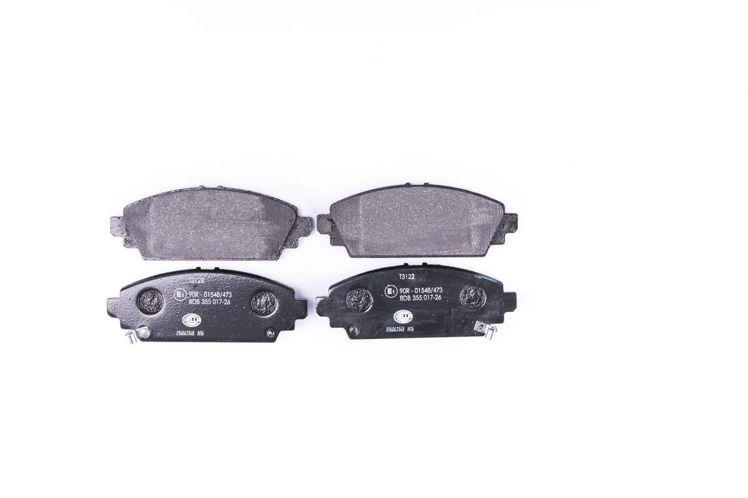 HELLA PAGID 8DB 355 017-261 Bremsbelagsatz - T3122 - Dicke/Stärke: 17.2mm - Bremssystem: Girling - m