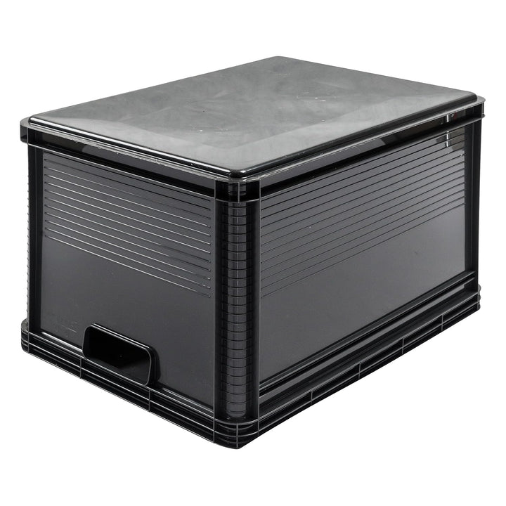 keeeper Transportbox-Set 3-teilig, Stapelbar, Polypropylen, 3 x 64 l, Robert, Graphit-Grau Graphit G