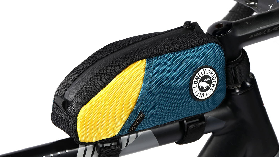 ULAC - Rahmentasche für Fahrrad Trekking PRO | wasserdichte Materialien | 21x10x6 cm | Reissverschlu