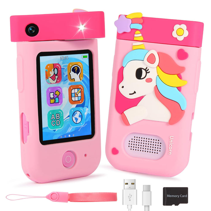 ARNSSIEN Kinderkamera,Kinder Handy Smartphone,2.8&
