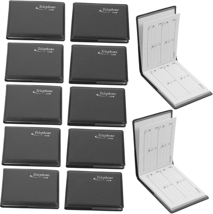 EXCEART 12 Stück Mini Telefonbuch Tragbarer Adress Organizer Kleines Adressbuch Für Geldbörse Tasche