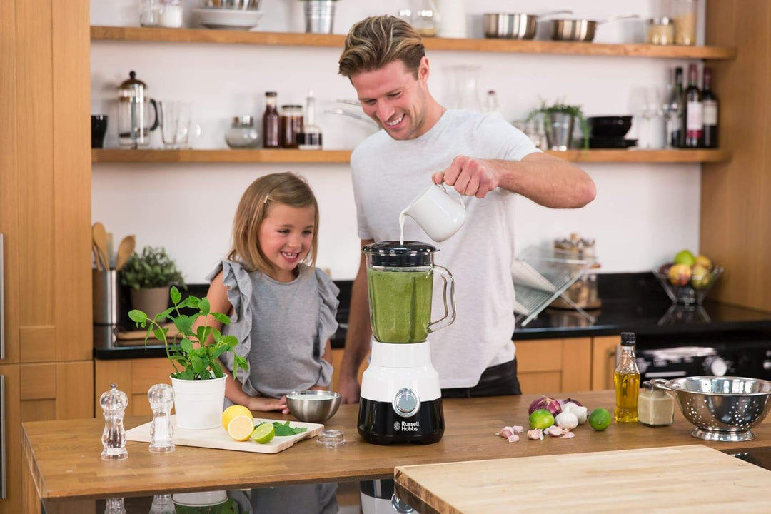 Russell Hobbs Glas-Standmixer Horizon, 22.000 U/min, 0.9 PS-Motor, Impuls-/Ice-Crush-Funktion, 1.5l