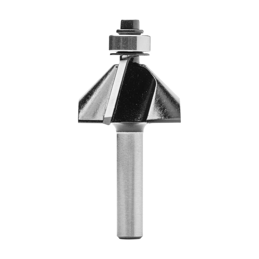 ENT 13820 Fasefräser HW, Schaft (S) 8 mm, Durchmesser (D) 44,5 mm, NL 15,9 mm, E 45°, SL 32 mm, mit