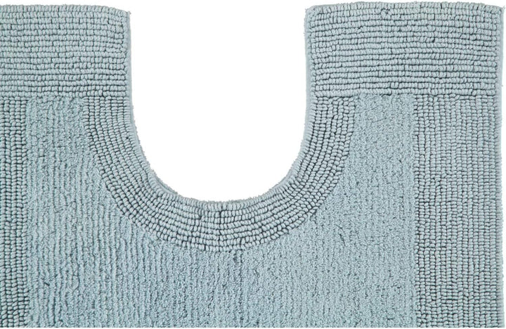 Rhomtuft Badteppiche Prestige aquamarin - 400 Toilettenvorlage mit Ausschnitt 60x60 cm, Toilettenvor