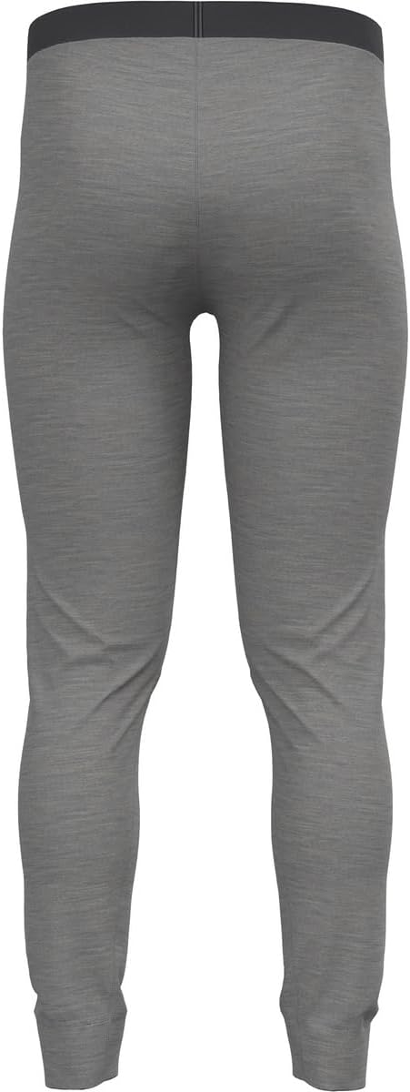 Odlo Herren Merino 200_111802 Hose Odlo Steel Grey Melange S, Odlo Steel Grey Melange S