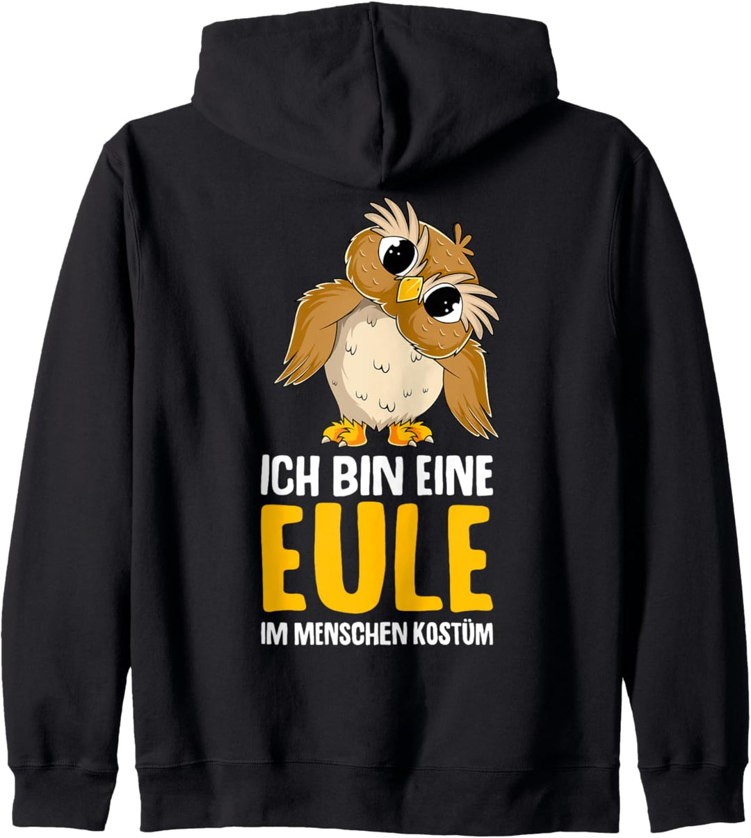 Eulen Kostüm Kinder Damen Mädchen Eule Kapuzenjacke
