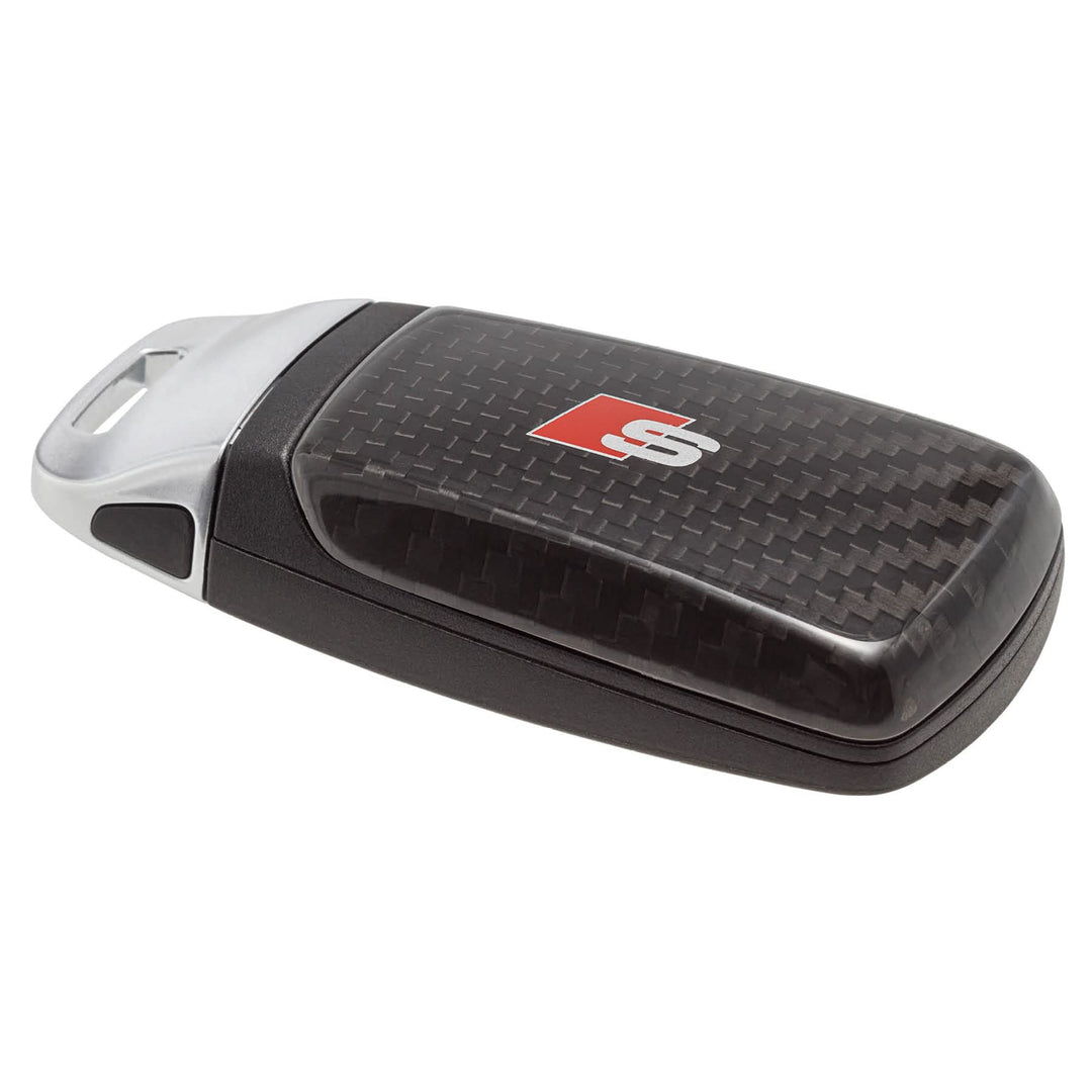 Audi 8W6071208C3Q0 Schlüsselblende Cover Carbon, mit S-Logo, nur für Schlüssel 4M0959754 8W0959754 8