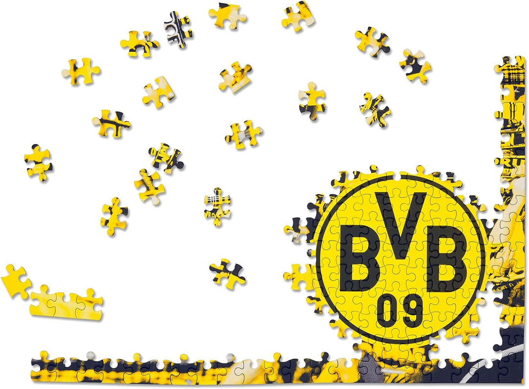 Borussia Dortmund Unisex Jugend BVB Puzzle 1000 Teile, schwarzgelb, 72x45cm