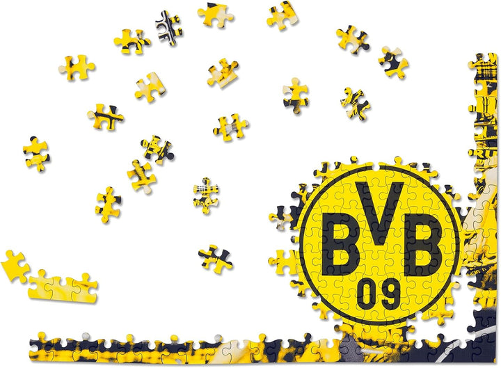 Borussia Dortmund Unisex Jugend BVB Puzzle 1000 Teile, schwarzgelb, 72x45cm